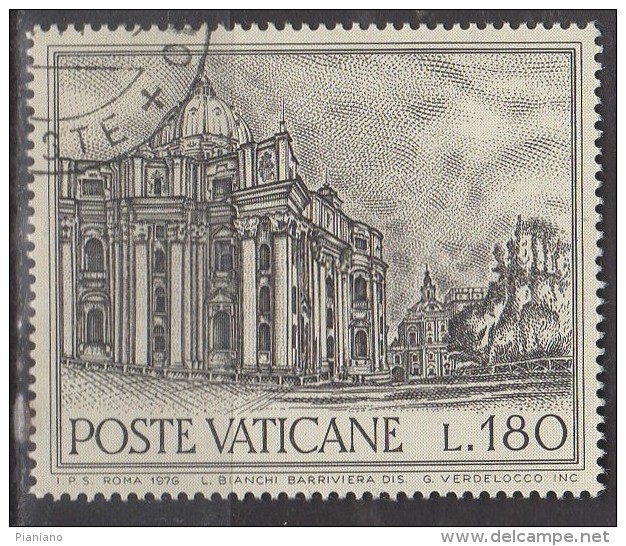 PIA  -  VATICANO  - 1976 -  Anno   Europeo  Del  Patrimonio  Architettonico  -  (SAS  604-09) - Usati