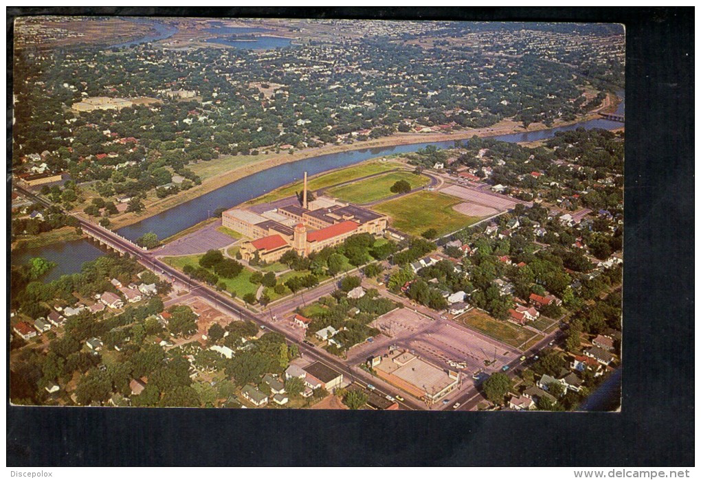 F764 North High School - Wichita, Kansas USA - Avion, Aerienne, Aerial - Dexter Card, Small Card - Wichita