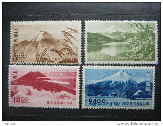 Japan 1949 452/5 (Mi.Nr.) ** MNH - Neufs