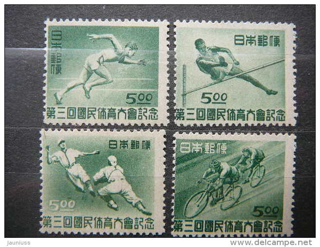 Japan 1948 423/6 (Mi.Nr.) ** MNH - Neufs