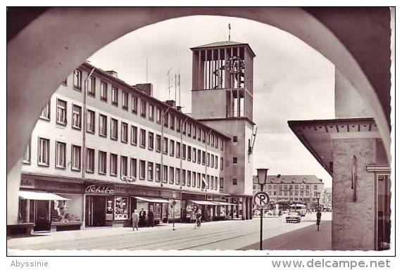 ALLEMAGNE - SAARLOUIS - Deutsche Strasse Mit Rathaus - D1 728 - Kreis Saarlouis