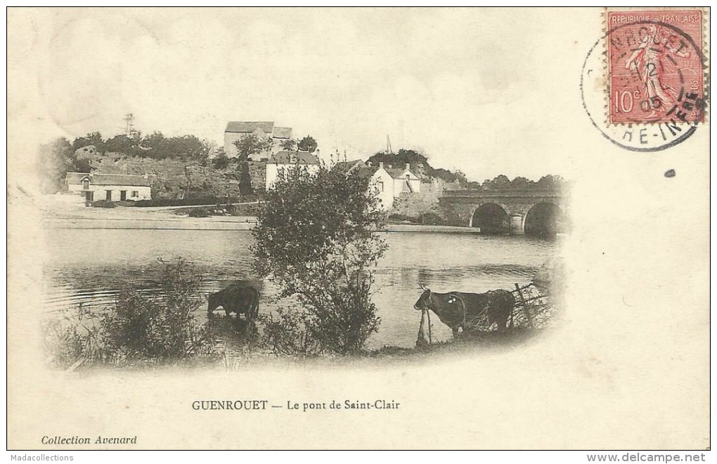 Guenrouet  (44)  Le Pont De Saint-Clair - Guenrouet