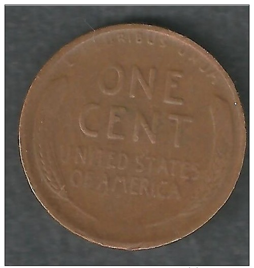 UNITED STATES 1 CENT COIN 1944 - 1909-1958: Lincoln, Wheat Ears Reverse