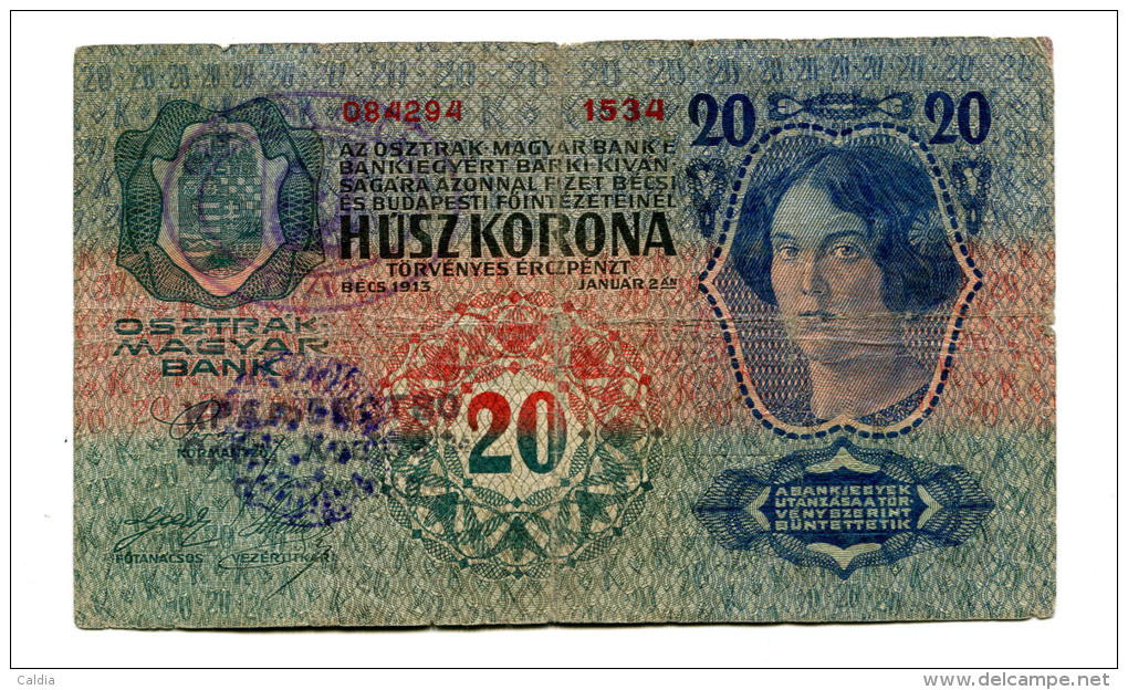 Serbie Serbia Ovp Austria Hungary Overprint SET - RARE !!! 6 Notes Kronen / Korona - Servië