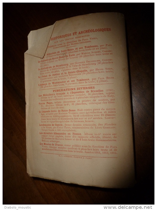 1922 Le CHÂTEAU de BLOIS notice historique et archéologique...par Frédéric et Pierre Lesueur..nombreuses photos,dessins