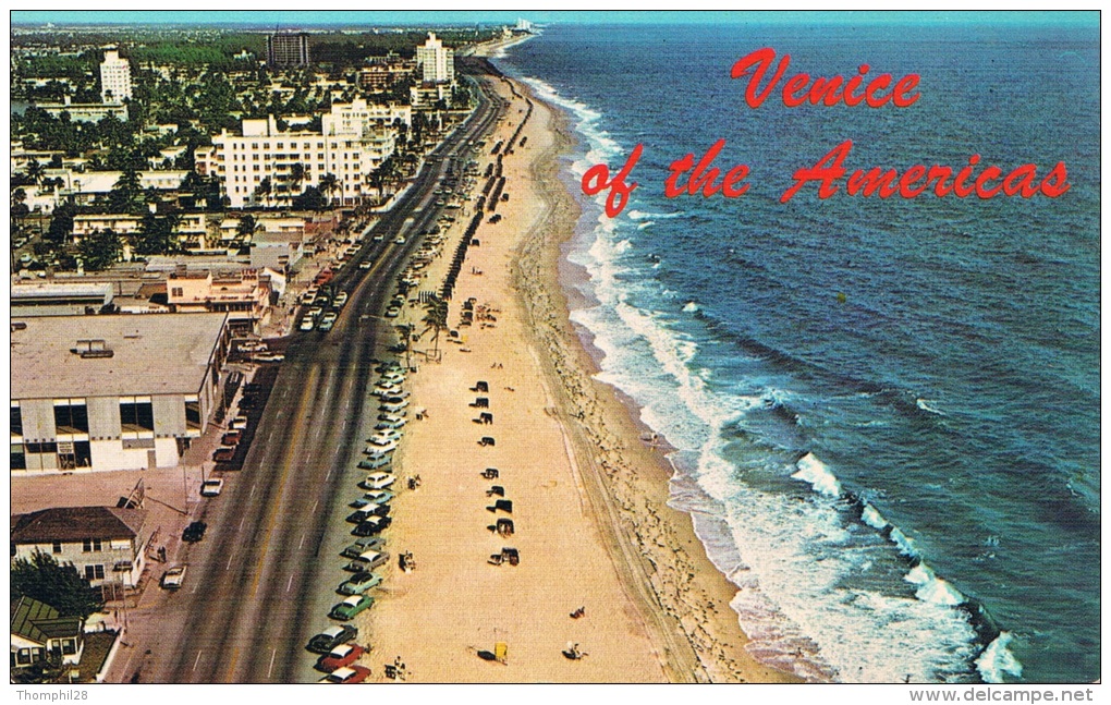 VENICE Of The Americas - This View Of The Atlantic Ocean And The Ocean Highway FR LAUDERDALE - 2 Scans - Fort Lauderdale