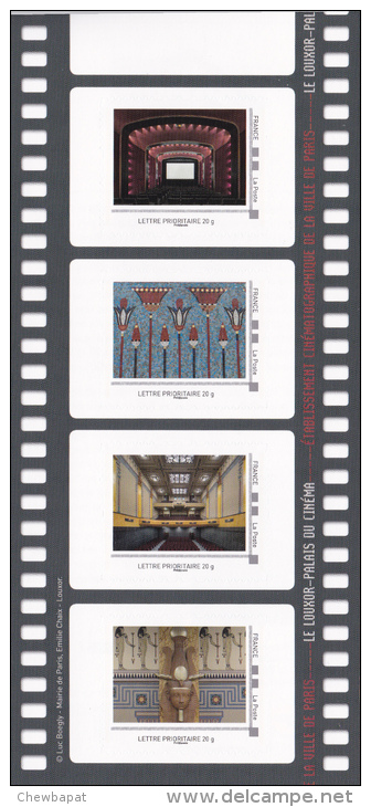 Collector 2013  - Le Cinéma  : Le Louxor - 4 Timbres Autocollants - Tirage : 6555 Exemplaires - Collectors