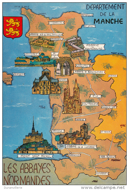 50 - Abbaye De Bricquebec, Montebourg, Lessay, La Lucerne, Blanchelande & Le Mont Saint Michel, Carteret Et Coutances - Autres & Non Classés