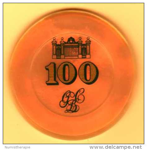 Espagne : Jeton De Gran Casino De Barcelona 100 Pesetas - Casino