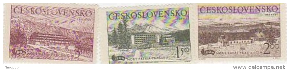 Czechoslovakia-1951 Tatra Mountain Resort Center Set MNH - Sonstige & Ohne Zuordnung