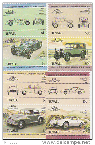 Tuvalu 1984 Cars Set MNH - Tuvalu