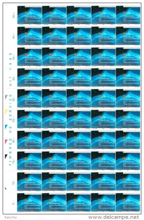 ** .U.I.T. 2xPLANCHES 50xTIMBRES DE COLLECTIONS NEUFS 1999 C/.S.B.K. Nr:16/17. Y&TELLIER Nr:472/473. MICHEL Nr:16/17.** - Service