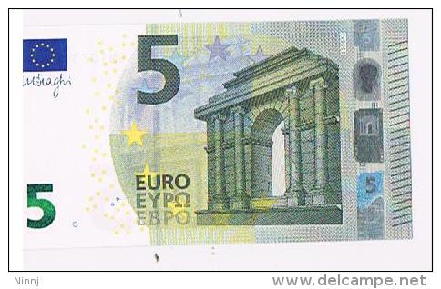 Italia 2013 Nuova Banconota 5 EURO - S006A5 -Emessa 2 Maggio 2013 FDC  Nuova** Integra Mai Circolata - Altri & Non Classificati