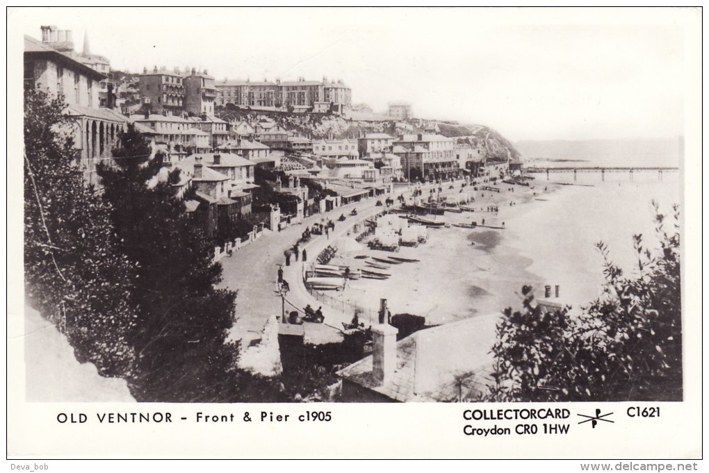 Real Photo Postcard Front & Pier VENTNOR Isle Of Wight Pamlin RP C1621 - Ventnor