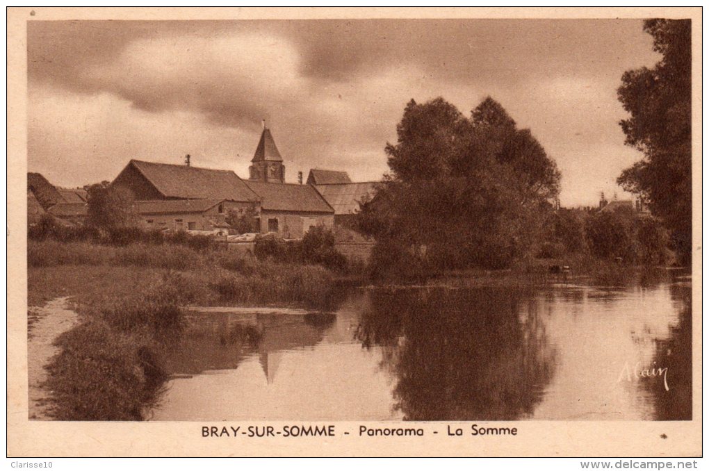 80 Bray Sur Somme Panorama La Somme - Bray Sur Somme
