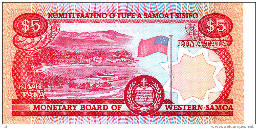 Western Samoa 5 TALA ND/1980  ***UNC*** P-21 - Samoa