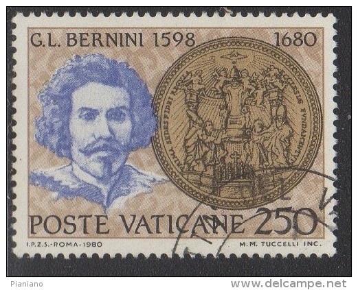 PIA  -  VATICANO  - 1980 -  300°  Della  Morte Di  Gian  Lorenzo  Bernini  -  (SAS  676-79) - Usati