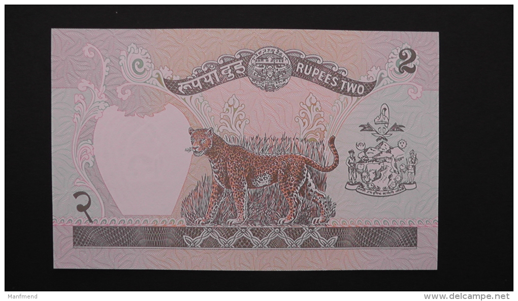 Nepal - 2 Rupees - 1995 - P 29 - Unc - Look Scan - Népal