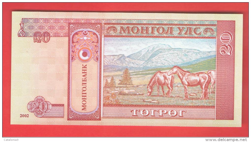 MONGOLIA - 20 Tugrik  2002  SC  P-63 - Mongolia