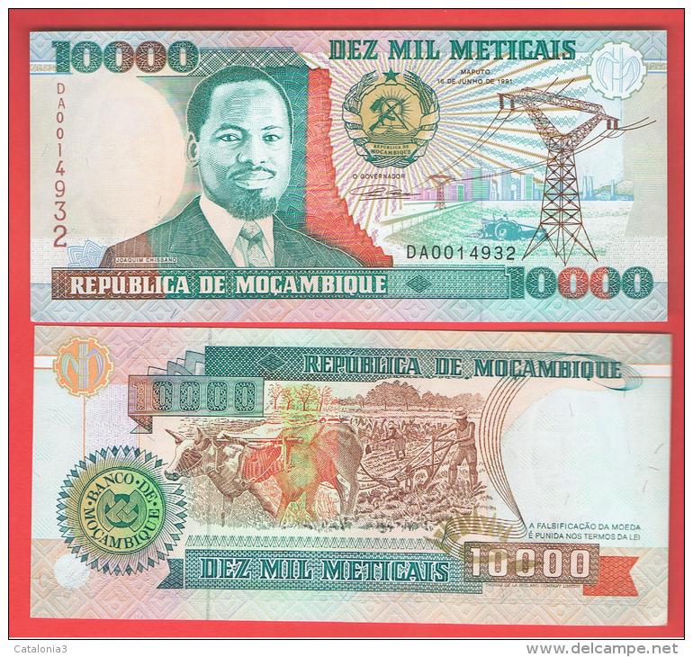 MOZAMBIQUE - 10.000 Meticais 1991 SC   P-137 - Mozambico