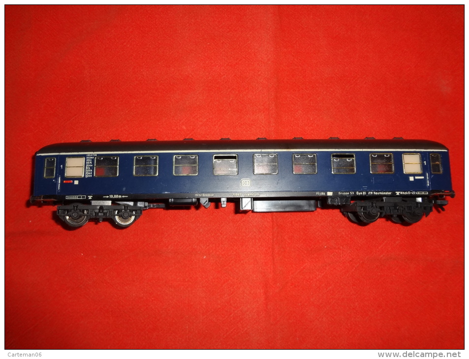 Train - Voiture De Voyageurs - Marque FLEISCHMANN - Made In  Western Germany - Voitures Voyageurs