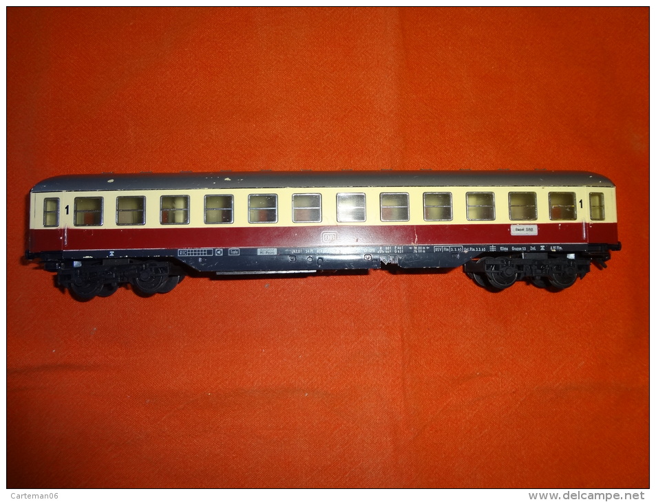 Train - Voiture De Voyageurs - Marque FLEISCHMANN - Made In  Western Germany - Scompartimento Viaggiatori