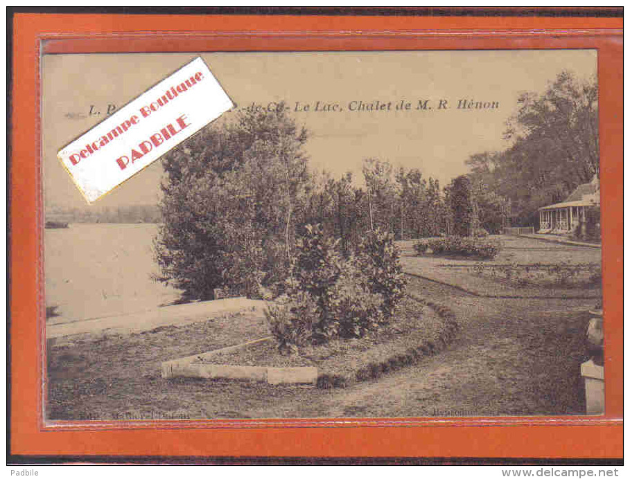 Carte Postale 62. Ardres  Le Lac Et Le Chalet De M. R. Hénon  Trés Beau Plan - Ardres