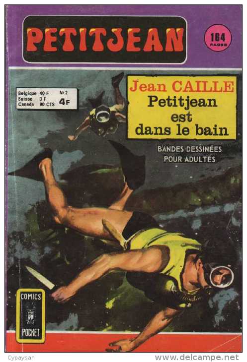 PETITJEAN N° 2 BE ARTIMA 10-1975 COMICS POCKET - Arédit & Artima