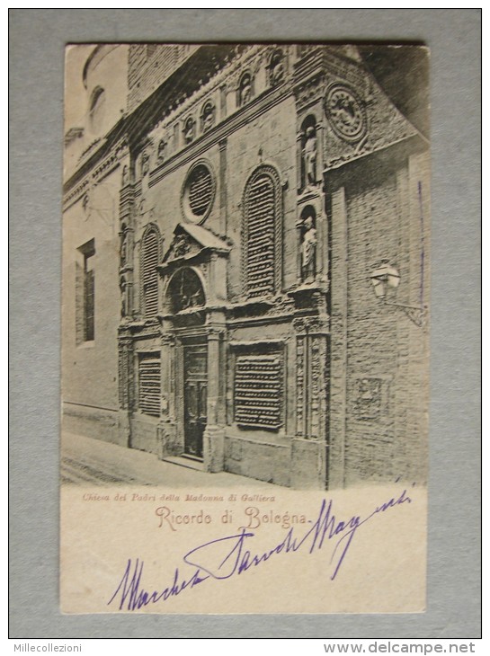 Bo1836)  Ricordo Di Bologna - Chiesa Dei Padri Della Madonna Di Galliera - Bologna