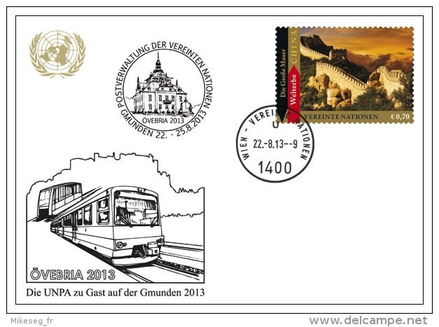 ONU Vienne 2013  - White Card Gmunden  22-25.08.2013 - Cartes-maximum