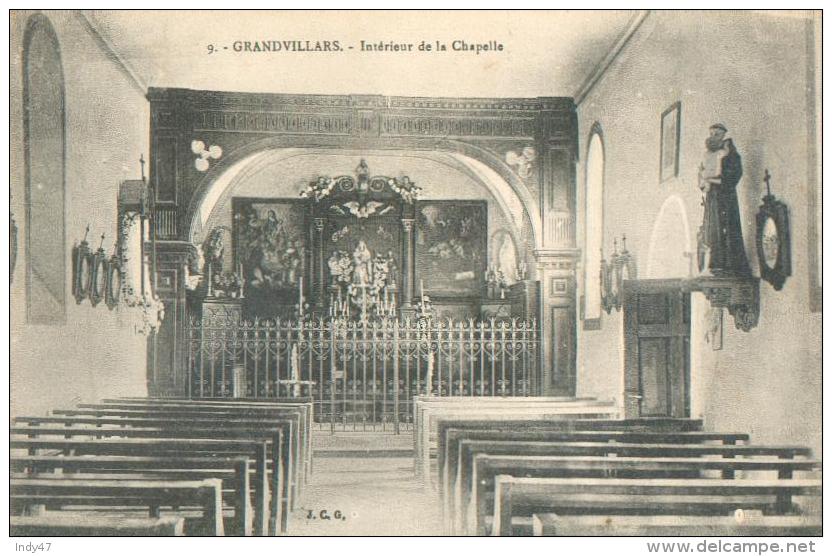 90- GRANDVILLARS - Intérieur De La Chapelle - Grandvillars