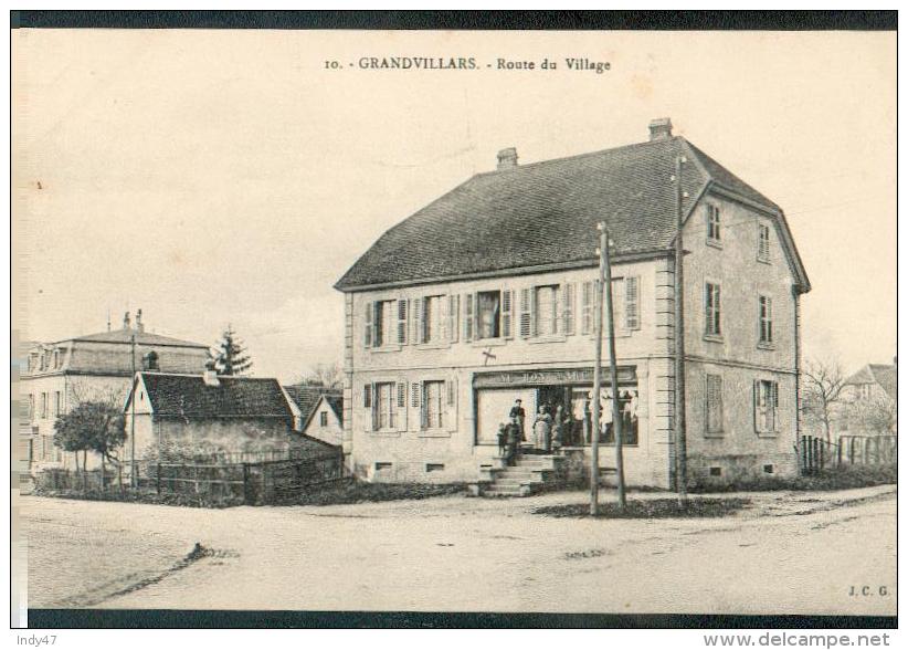 90- GRANDVILLARS - Route Du Village - Grandvillars