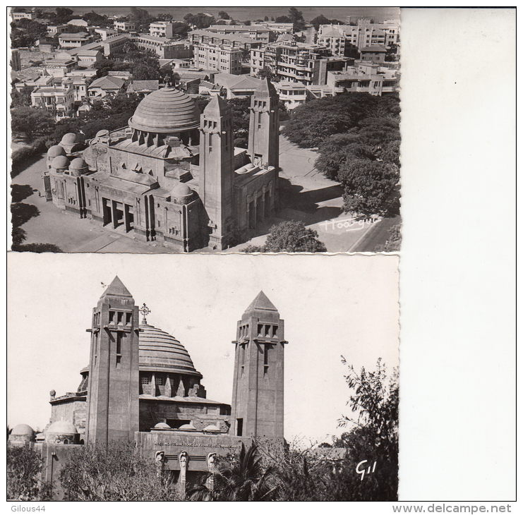 Dakar  Lot De 2 CPSM Cathédrale - Sénégal