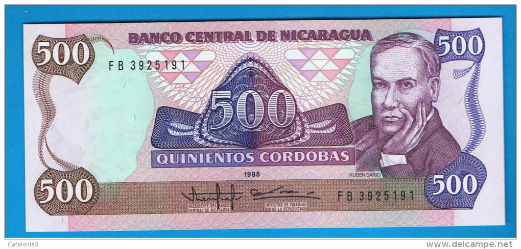 NICARAGUA -  500 Cordobas 1985 SC  P-155 - Nicaragua