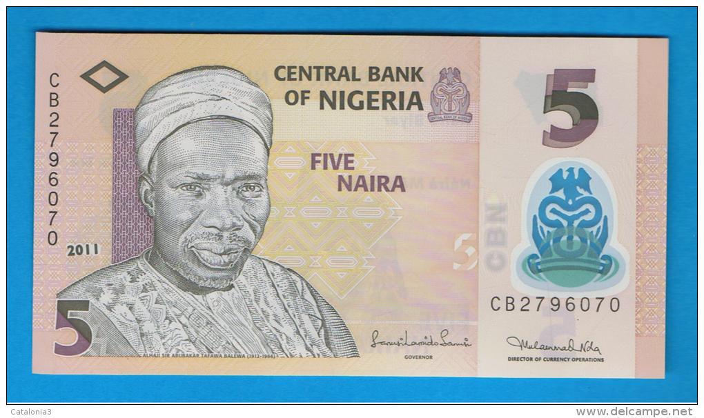 NIGERIA - 5 Naira 2011 SC - Nigeria