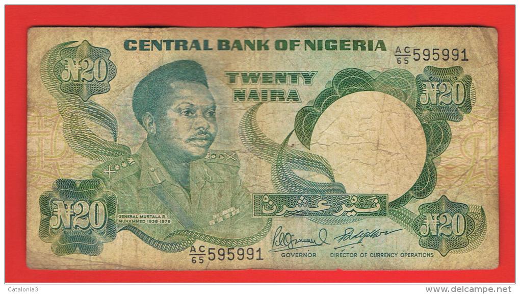 NIGERIA - 20 Naira ND Circulado P-26 - Nigeria