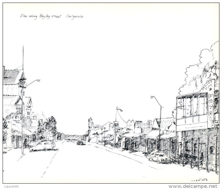 (176) Australia - WA - Coolgardie (black & White Art) - Kalgoorlie / Coolgardie