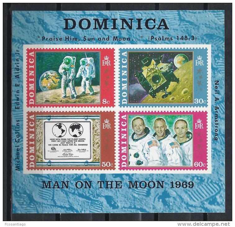 ESPACIO - DOMINICA1970 - Yvert #H2 - MNH ** - América Del Sur