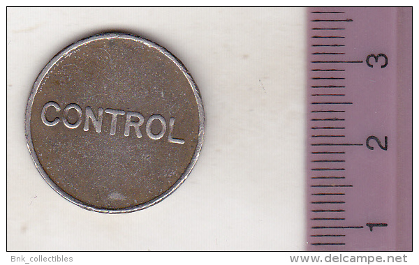 Romania Old Telephone Token - TELEFOANE - CONTROL - 22 Mm - Professionals / Firms