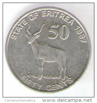 ERITREA 50 CENTS 1997 - Erythrée