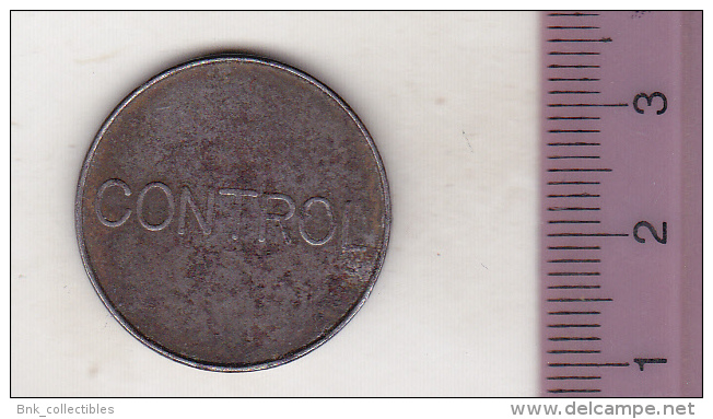 Romania Old Telephone Token - TELEFOANE - CONTROL - 25 Mm - Variant - Professionnels / De Société