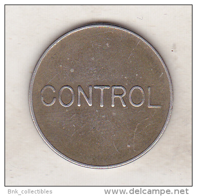 Romania Old Telephone Token - TELEFOANE - CONTROL - 25 Mm - Schaffer 2012 FT-PTT-33 - Firma's