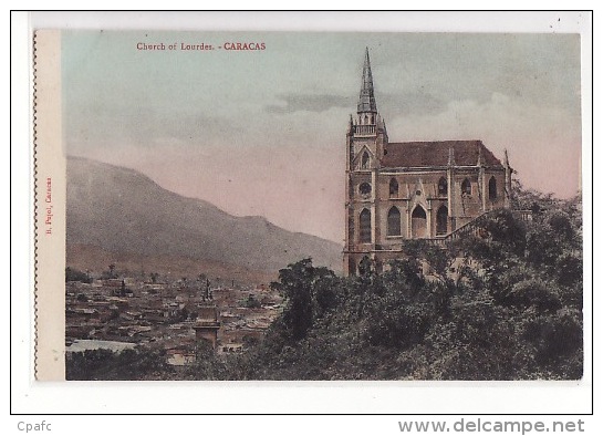 Carte 1905 CARACAS / CHURCH OF LOURDES - Venezuela