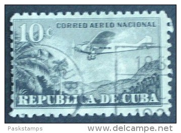 Cuba Republica  Air Mail Scott #C113- Used Stamp - Poste Aérienne