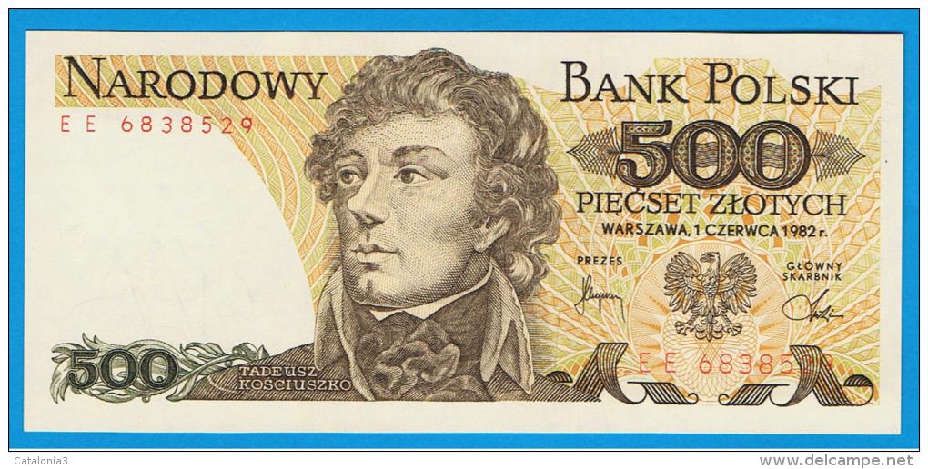 POLONIA - 500 Zlotych 1982 SC  P-145 - Poland