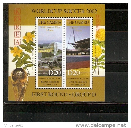 Sud Korea And Japan 2002 Soccer World Cup The Gambia  Group D USA - South Korea Portugal - Poland First Round - 2002 – Südkorea / Japan