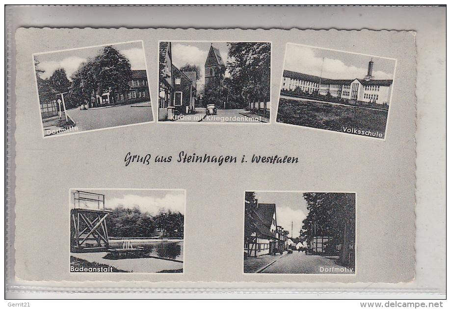 4803 STEINHAGEN, Mehrbildkarte - Steinhagen