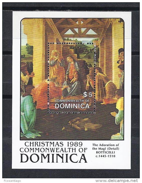 PINTURA - DOMINICA 1989 - Yvert #H162 - MNH ** - Religión