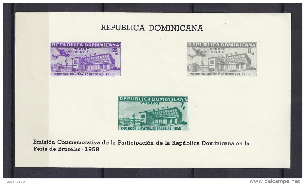 BRUSELAS'58 - REPUBLICA DOMINICANA 1958 - Yvert #H18 - MNH ** - 1958 – Bruselas (Bélgica)