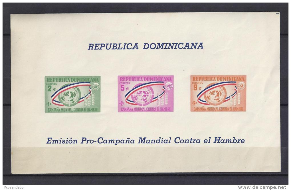 ORGANIZACIONES - REPUBLICA DOMINICANA 1963 - Yvert #H28 - MNH ** - Against Starve